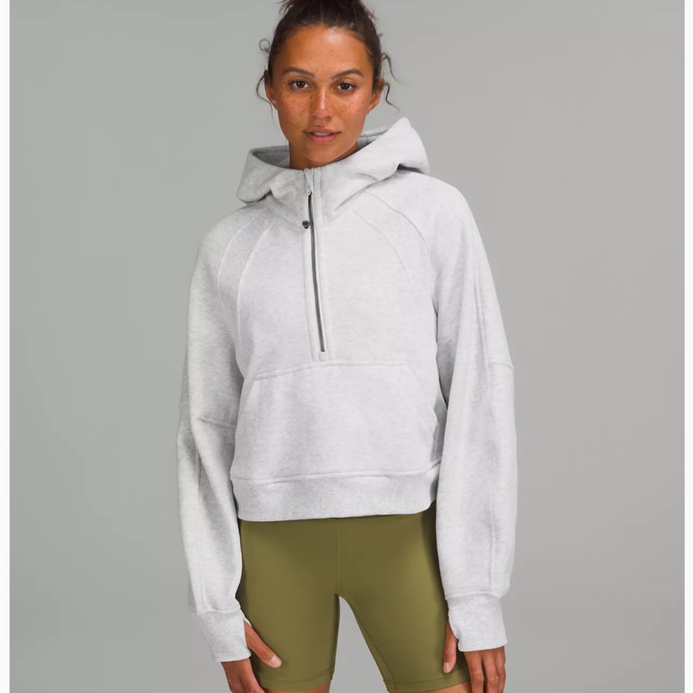 Scuba Oversized Half-Zip Hoodie